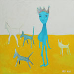 King I, 2017, acrylic on canvas,, 120 x 120 cm