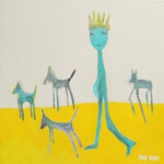 King III, 2017, acrylic on canvas, 2017, 120 x 120 cm