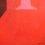 Ashram II,  2017, acrylic on canvas, 120 x 120 cm