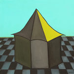 House II,  2017, acrylic on canvas, 100 x 100 cm