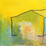 Boat House I, 2017, acrylic on canvas, 110 x 110 cm