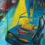 Lost Highway,  2013-14, acrylic on canvas, 185 x 290 cm