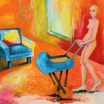 Marjatta, 2013-14, acrylic on canvas, 150 x 190 cm