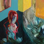 Escape,  2015, acrylic on canvas, 185 x 145 cm